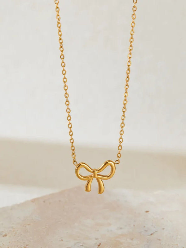 Spark bow Necklace