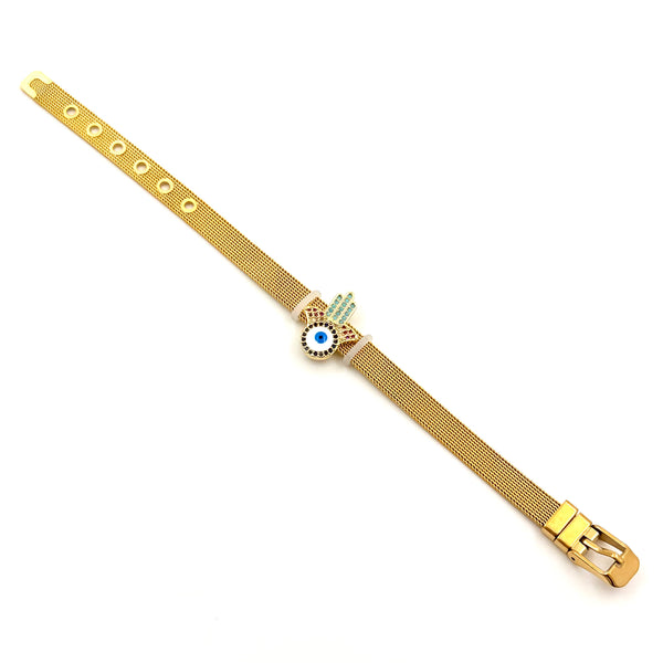 Hamsa Evil eye Watch Belt Bracelet