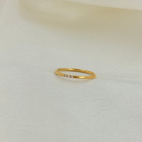 Tiny line ring