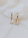 Diamond hoop Earring Set