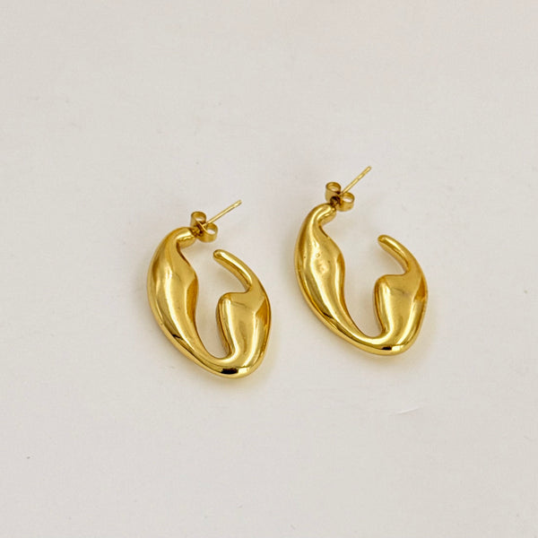 Auric wave earrings