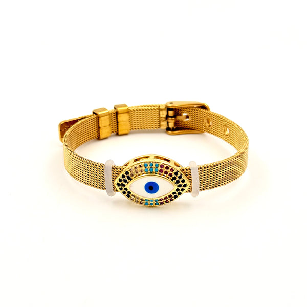Evil eye Watch Belt Bracelet