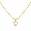 Shell Heart Pendant Necklace