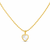 Shell Heart Pendant Necklace
