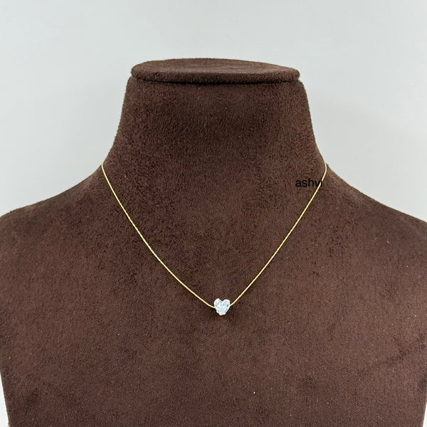 Heart Baby Diamond Necklace