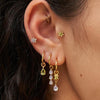 Golden Pop Mismatch Earring Set