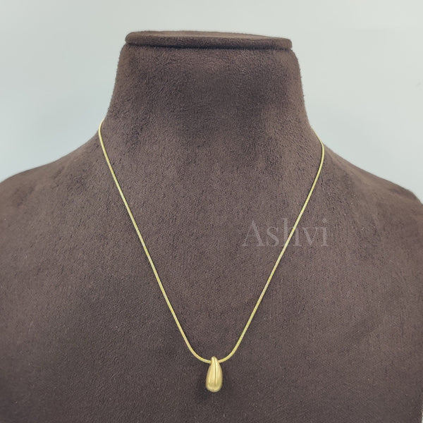 Bold TearDrop Necklace Small