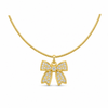 Bow Diamond Necklace