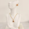 Daisy Pearl Necklace Set