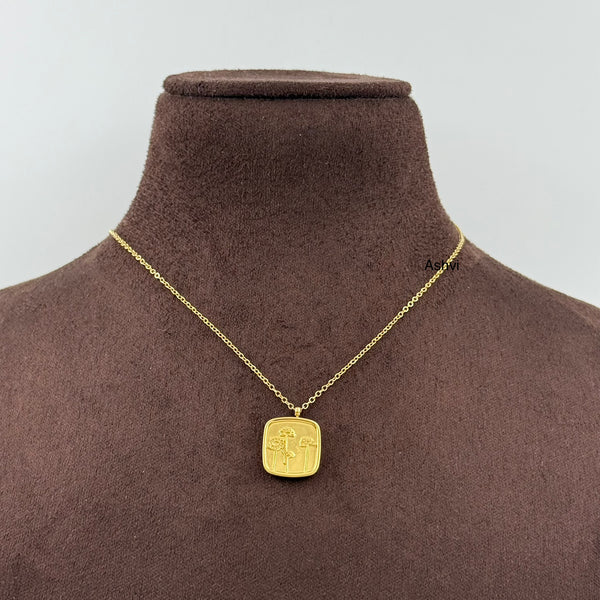 Daisy StampNecklace