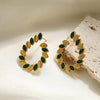 Emerald bloom Earrings