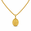 Rose Stamp Necklace