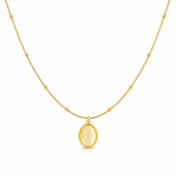 Cat Eye Stone Necklace