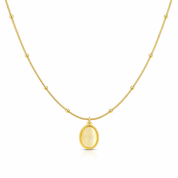 Cat Eye Stone Necklace