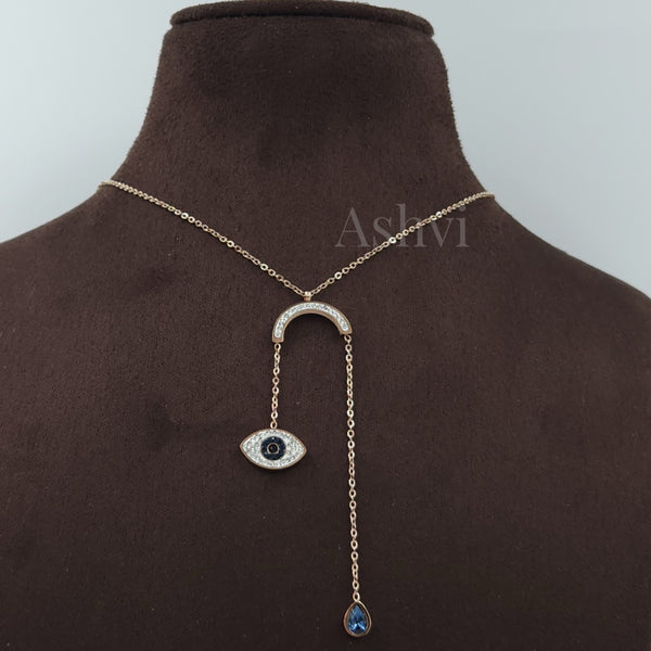 Dangling Evil Eye Necklace