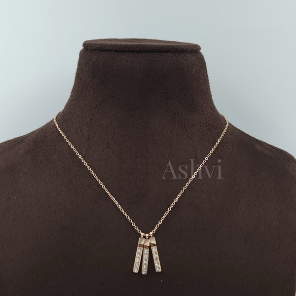 Diamond Bar Necklace