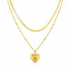 Double Layer Heart Necklace