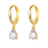 Diamond hoop Earring Set