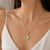 Water Drop Clear Pendant Necklace