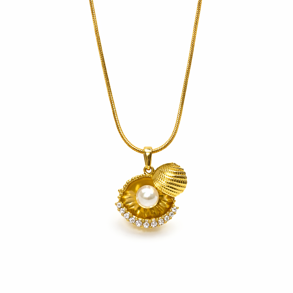 Glow Pearl Pendant Necklace
