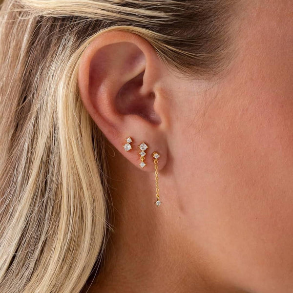 Radiant Ripple earrings set