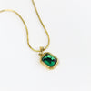 Green Charm Necklace