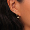 Golden Glimmerfly Earrings Set