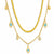 Evil eye Layersnake Chain Necklace