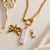 Bow Multi Charms Necklace