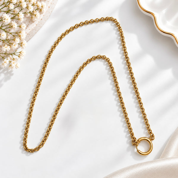 Star Pearl Diamond Multi Charms Necklace