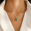 Green Charm Necklace