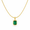 Green Charm Necklace