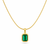 Green Charm Necklace