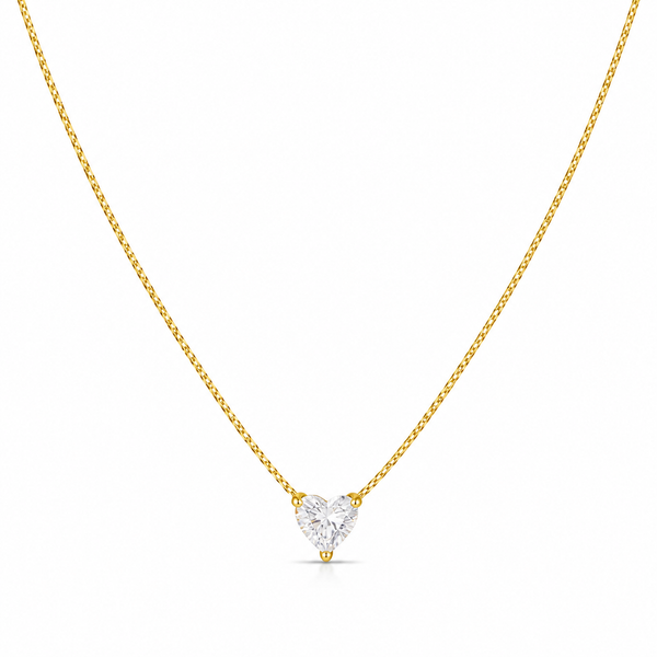 Heart Baby Diamond Necklace