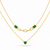 Heart Square LayerNecklace