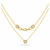 Heart Square LayerNecklace