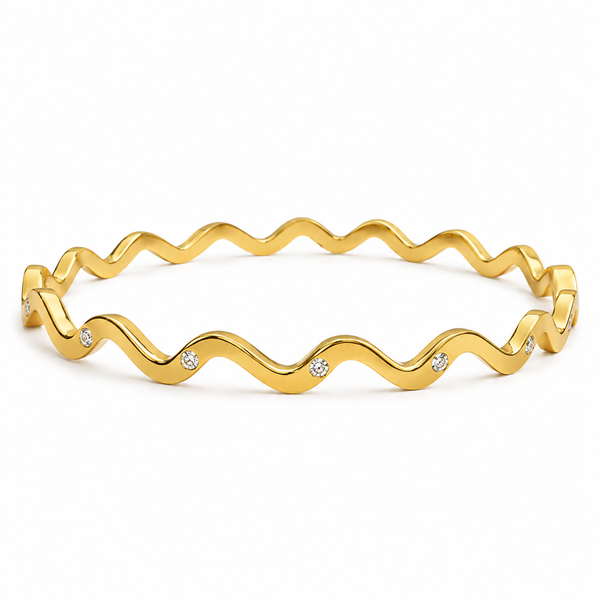 Elara wave Bangle