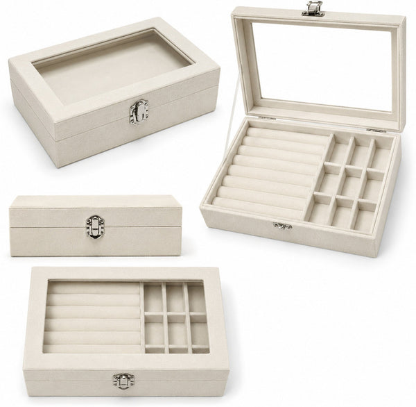 Velvet Jewelry Travel Box
