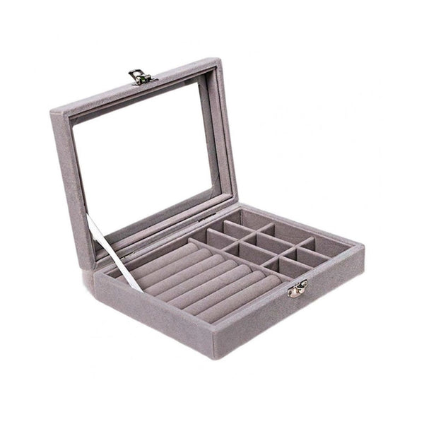 Velvet Jewelry Travel Box