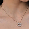 Two in one Heart Clover Necklace