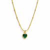 Emerald Heart Necklace