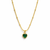Emerald Heart Necklace