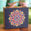 Mandala Print Suitcase Style Clutch