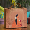 Saree ladySuitcase Style Clutch