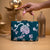 Green floral Handle Clutch