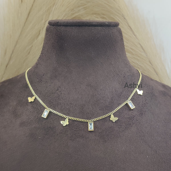 Butterfly Emerald Tanmaniya Necklace