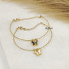 Butterfly Wire Charm Bracelet