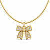 Bow Diamond Necklace