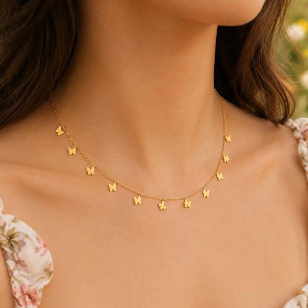Butterfly Tanmaniya Necklace