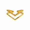 Chevron Stack Ring